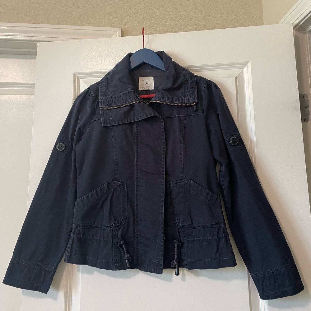 Forever 21 Utility Jacket. Size S. 100% Cottom - image 2